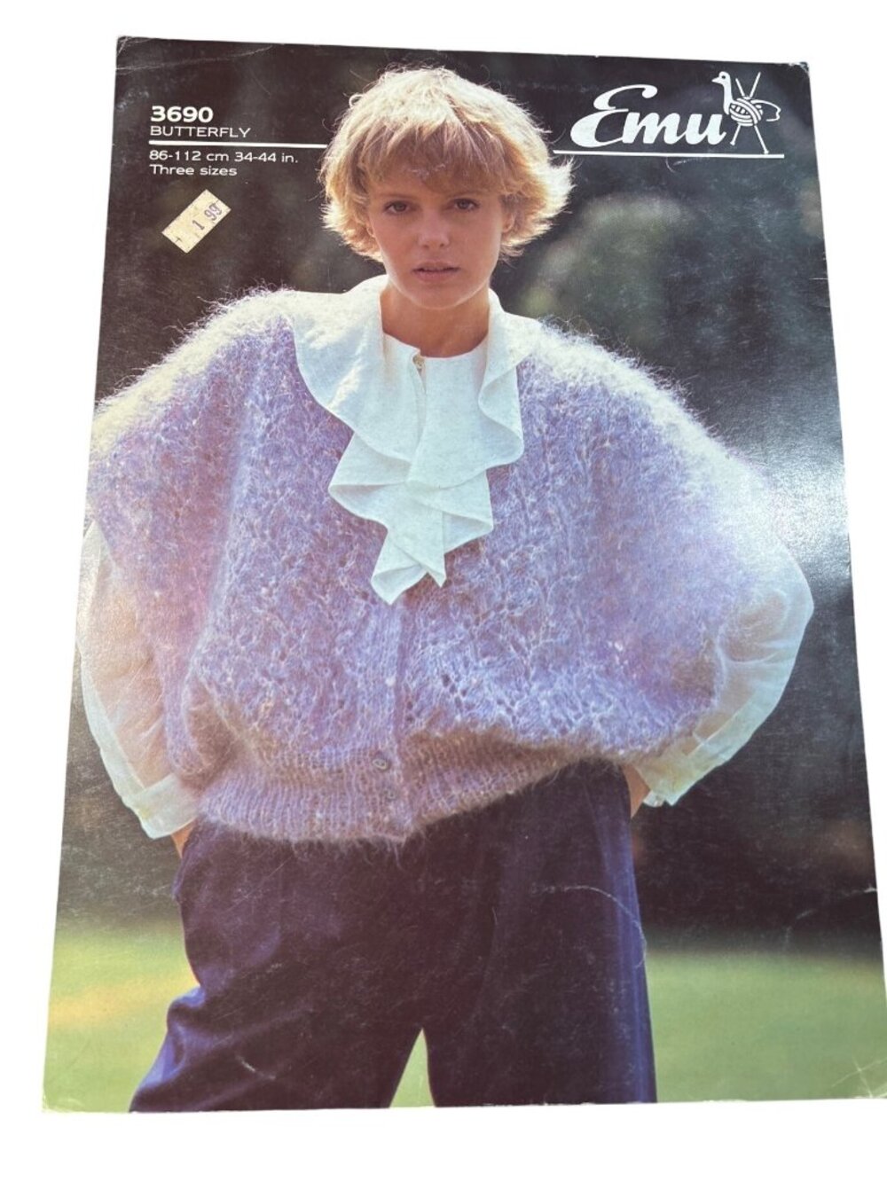 Sleeveless Waistcoat Knitting Pattern Booklet By Emu Wools Vintage